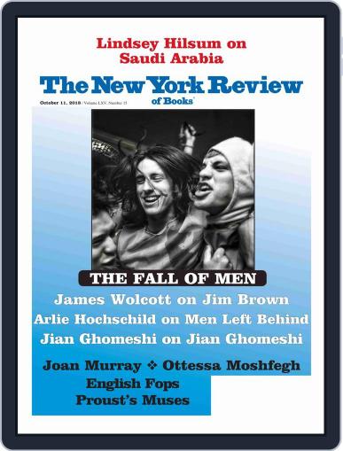 The New York Review of Books October 11th, 2018 Digital Back Issue Cover