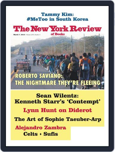 The New York Review of Books March 7th, 2019 Digital Back Issue Cover