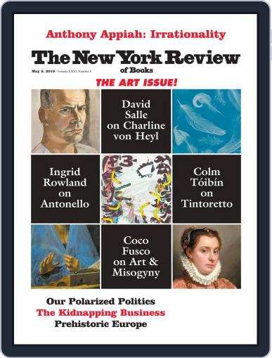 The New York Review of Books May 9th, 2019 Digital Back Issue Cover