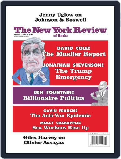 The New York Review of Books May 23rd, 2019 Digital Back Issue Cover