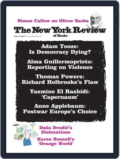 The New York Review of Books June 6th, 2019 Digital Back Issue Cover