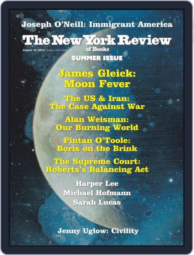 The New York Review of Books August 15th, 2019 Digital Back Issue Cover