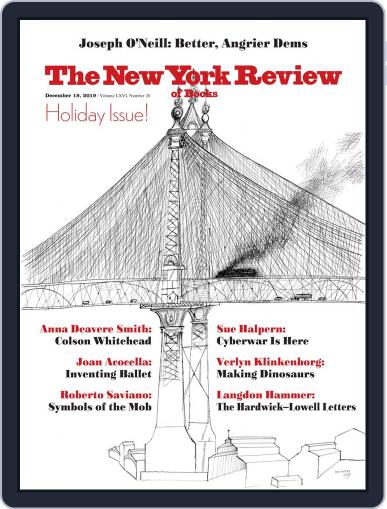 The New York Review of Books December 19th, 2019 Digital Back Issue Cover