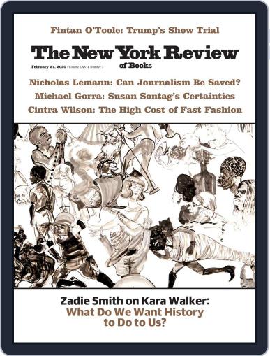 The New York Review of Books February 27th, 2020 Digital Back Issue Cover