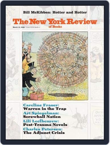 The New York Review of Books March 12th, 2020 Digital Back Issue Cover