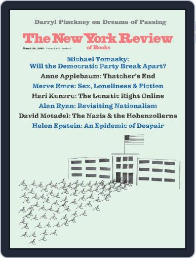 The New York Review of Books March 26th, 2020 Digital Back Issue Cover