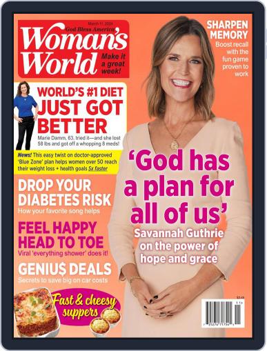 Woman's World March 11th, 2024 Digital Back Issue Cover