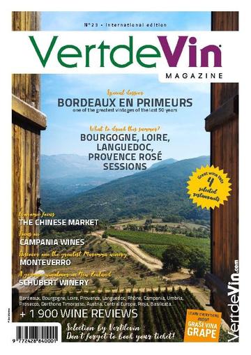VertdeVin Wine June 30th, 2023 Digital Back Issue Cover