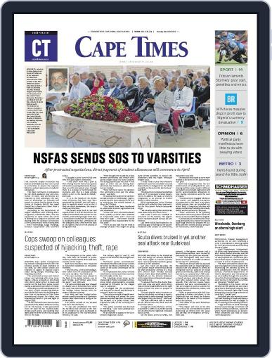 Cape Times March 4th, 2024 Digital Back Issue Cover