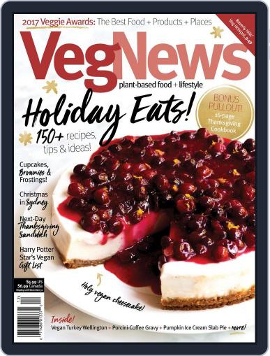 VegNews November 1st, 2017 Digital Back Issue Cover