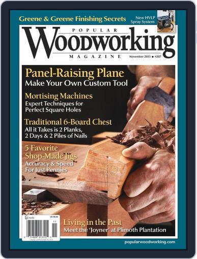 Popular Woodworking October 15th, 2013 Digital Back Issue Cover