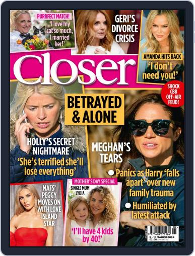 Closer March 9th, 2024 Digital Back Issue Cover