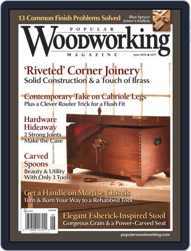 Popular Woodworking April 30th, 2014 Digital Back Issue Cover