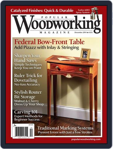 Popular Woodworking November 25th, 2014 Digital Back Issue Cover
