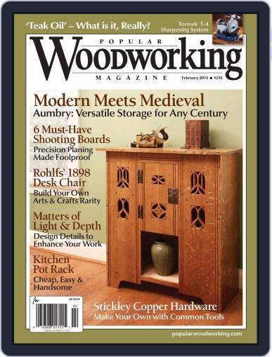 Popular Woodworking January 6th, 2015 Digital Back Issue Cover
