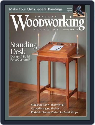 Popular Woodworking January 5th, 2016 Digital Back Issue Cover