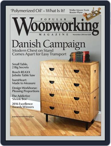 Popular Woodworking November 1st, 2016 Digital Back Issue Cover
