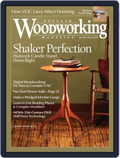 Popular Woodworking December 1st, 2016 Digital Back Issue Cover