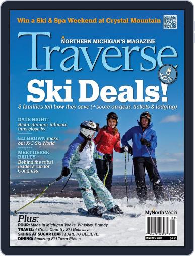 Traverse, Northern Michigan's January 1st, 2012 Digital Back Issue Cover