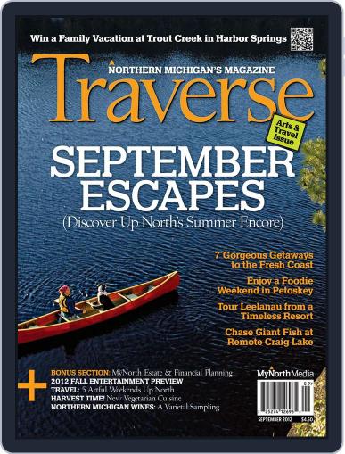 Traverse, Northern Michigan's August 21st, 2012 Digital Back Issue Cover