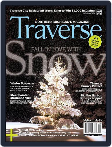 Traverse, Northern Michigan's January 23rd, 2014 Digital Back Issue Cover