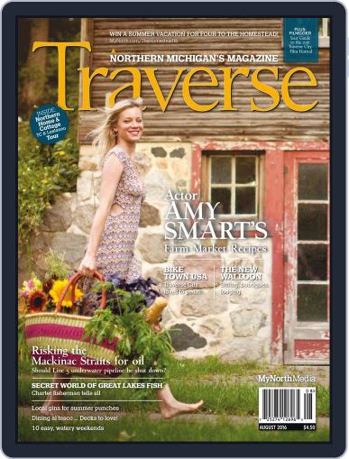 Traverse, Northern Michigan's August 1st, 2016 Digital Back Issue Cover