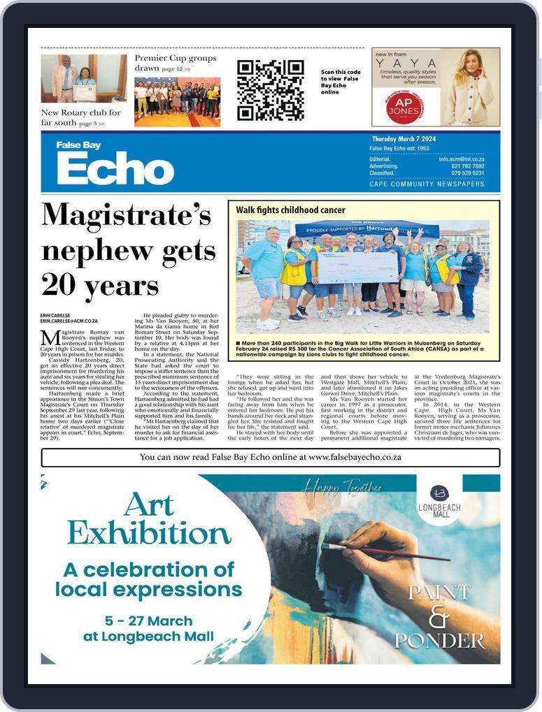 False Bay Echo (Digital) Subscription