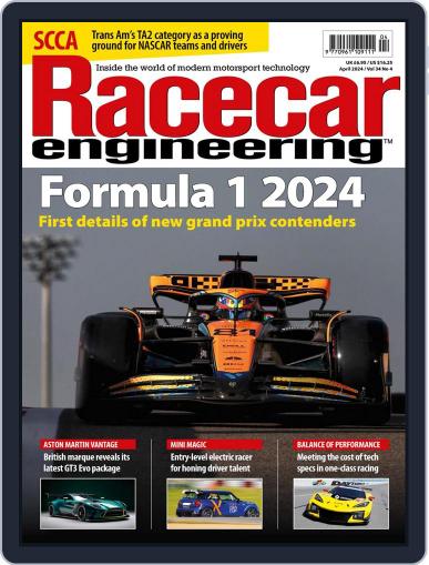 Racecar Engineering April 1st, 2024 Digital Back Issue Cover