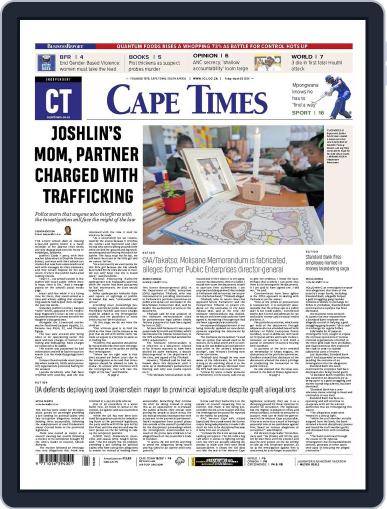 Cape Times March 8th, 2024 Digital Back Issue Cover