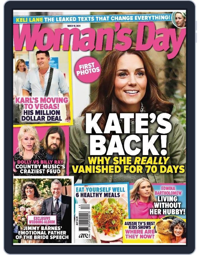 Woman's Day Australia (Digital) Subscription                    March 11th, 2024 Issue