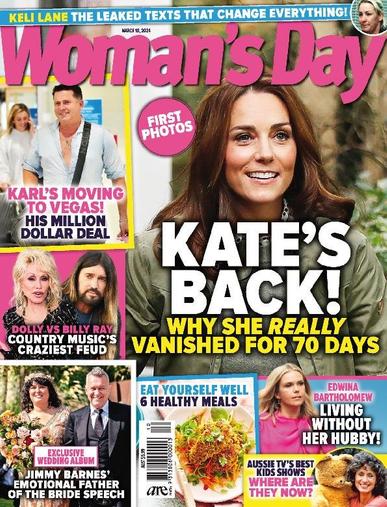 Woman's Day Australia March 11th, 2024 Digital Back Issue Cover
