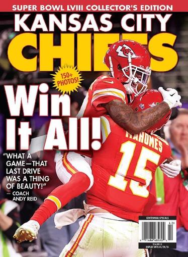 Kansas City Chiefs Super Bowl LVIII Collector's Edition March 1st, 2024 Digital Back Issue Cover