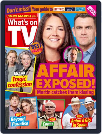 What's on TV March 16th, 2024 Digital Back Issue Cover