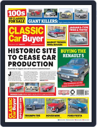 Classic Car Buyer March 13th, 2024 Digital Back Issue Cover