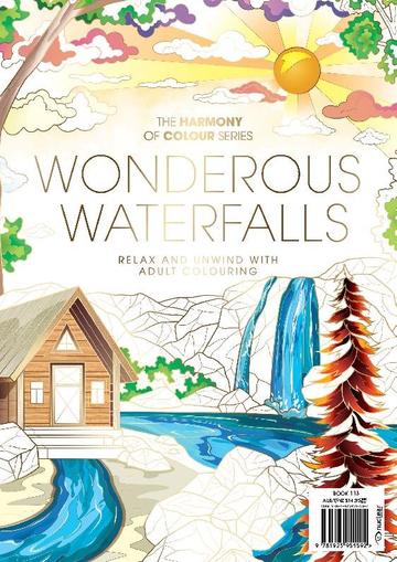 Colouring Book: Wonderous Waterfalls March 12th, 2024 Digital Back Issue Cover