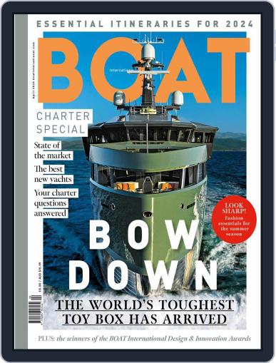 Boat International April 1st, 2024 Digital Back Issue Cover