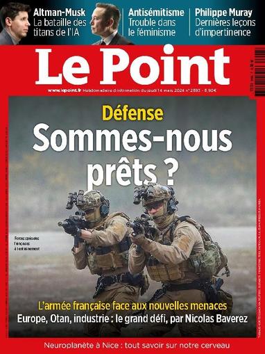 Le Point March 14th, 2024 Digital Back Issue Cover