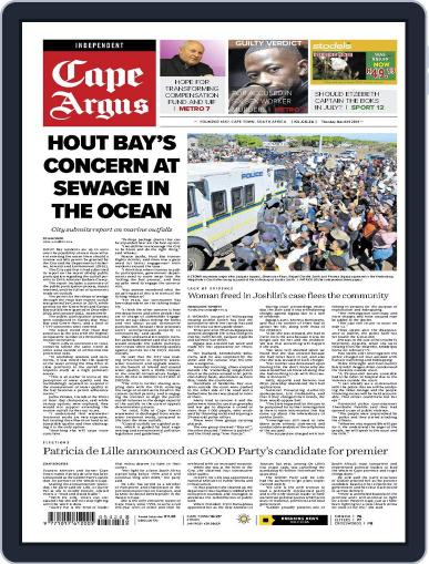 Cape Argus March 14th, 2024 Digital Back Issue Cover