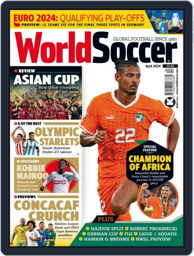 World Soccer April 1st, 2024 Digital Back Issue Cover