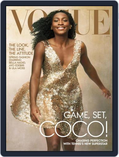 Vogue April 1st, 2024 Digital Back Issue Cover