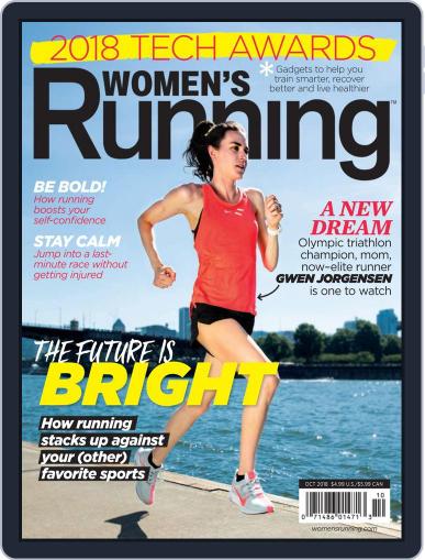 Women's Running October 1st, 2018 Digital Back Issue Cover