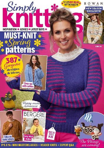 Simply Knitting April 1st, 2024 Digital Back Issue Cover