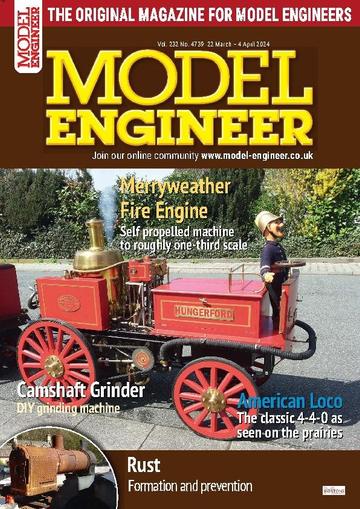Model Engineer March 19th, 2024 Digital Back Issue Cover