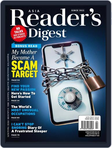 Reader’s Digest Asia (English Edition) April 1st, 2024 Digital Back Issue Cover