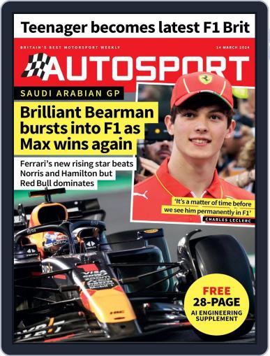 Autosport March 14th, 2024 Digital Back Issue Cover