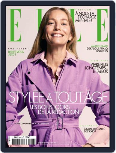Elle France March 21st, 2024 Digital Back Issue Cover
