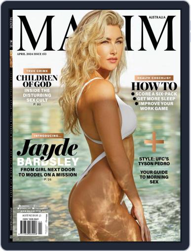 Maxim Australia April 1st, 2024 Digital Back Issue Cover