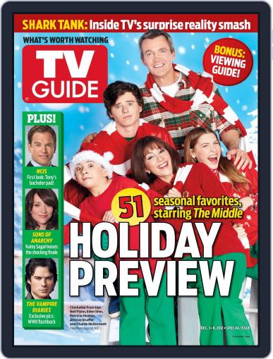 Tv Guide November 30th, 2012 Digital Back Issue Cover