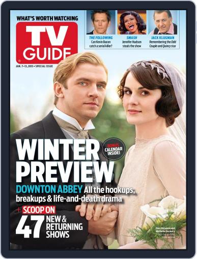 Tv Guide January 3rd, 2013 Digital Back Issue Cover