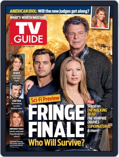 Tv Guide January 10th, 2013 Digital Back Issue Cover